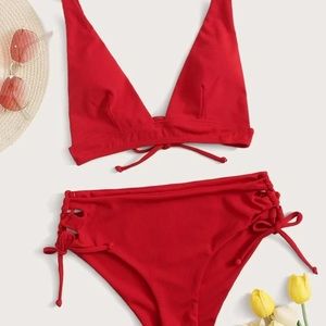 NWOT red bikini